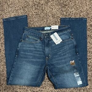 Men's True Craft Blue Jeans 30x 30. Straight fit.